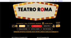 Desktop Screenshot of ilteatroroma.it